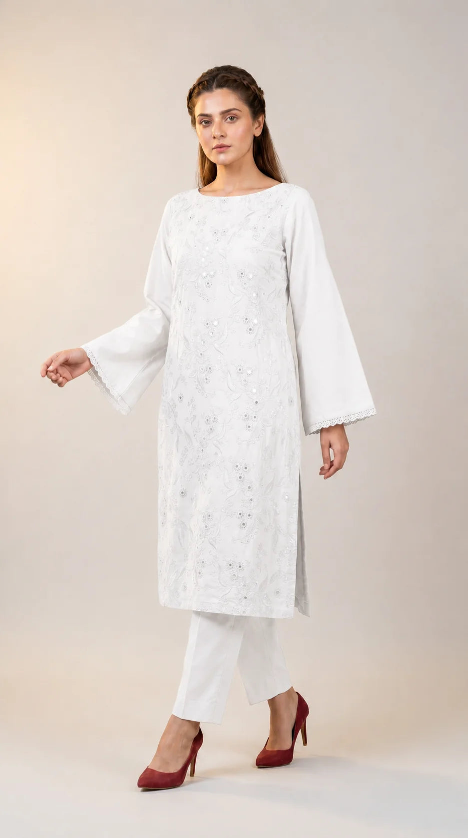 Lawn Suit 2 Piece Unstitched Embroidered – AJC-TP029