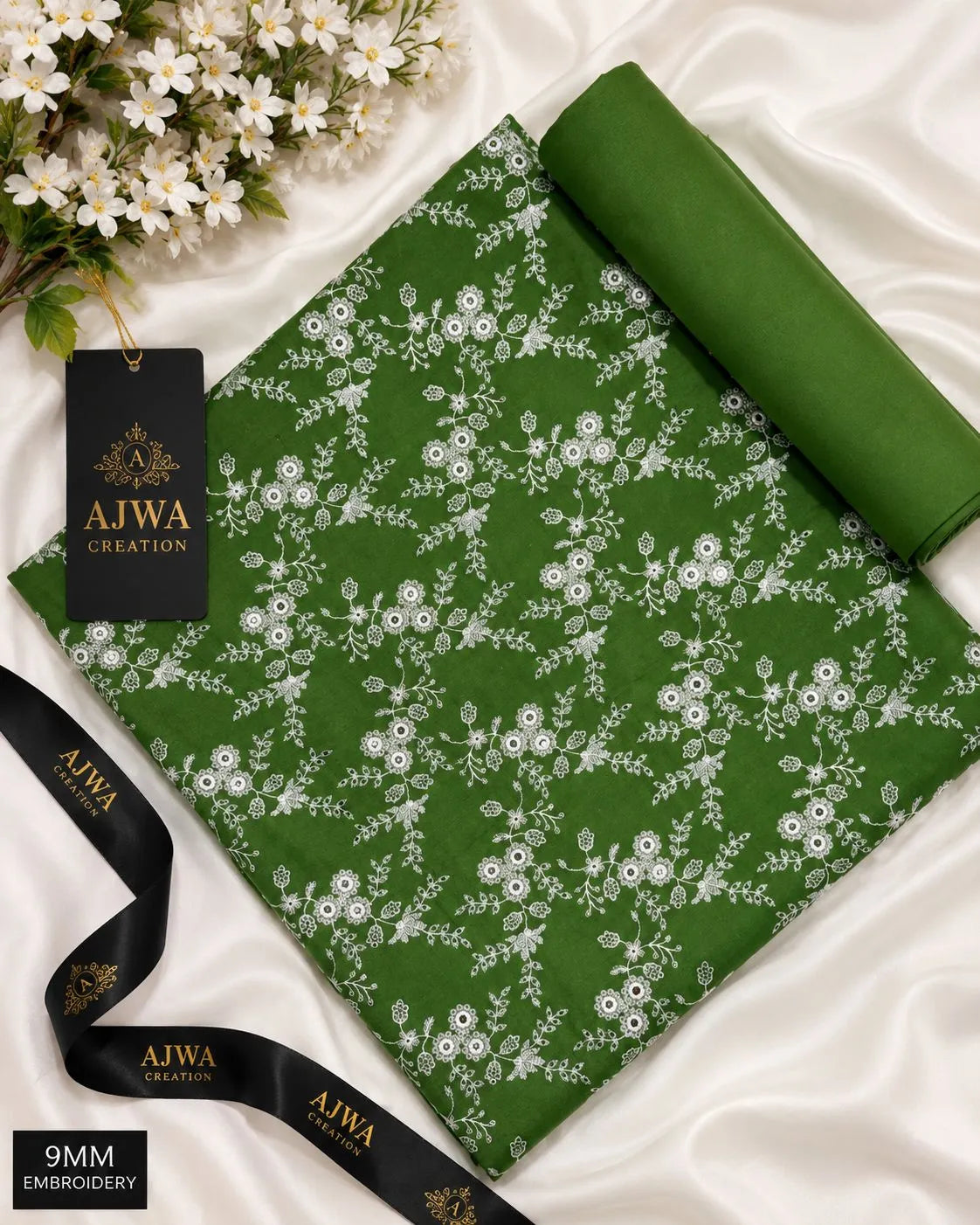 Lawn 2 Piece Unstitched Embroidered Suit AJC-TP7